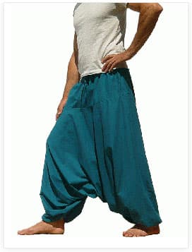 Sarouel Homme Sherpa - grande taille et 2 longueurs - Bleu pétrol
