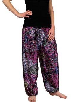 Pantalon bouffant été Fushia - Bali