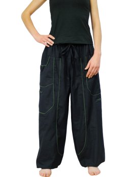 Pantalon sarouel femme Noir - Akiro