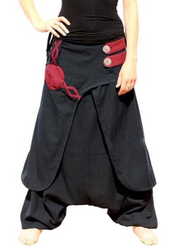 Sarouel Hiver grande taille  - Kanti Rouge