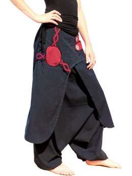 Sarouel Hiver grande taille  - Kanti Rouge