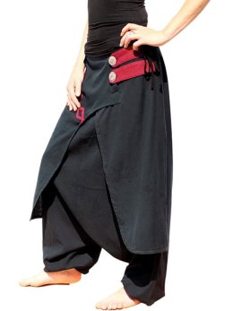 Sarouel Hiver grande taille  - Kanti Rouge