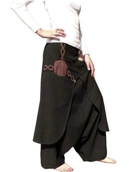 Sarouel Hiver grande taille  - Kanti Choco