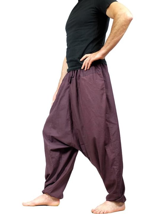 Sarouel homme grande taille Prune - Ketama